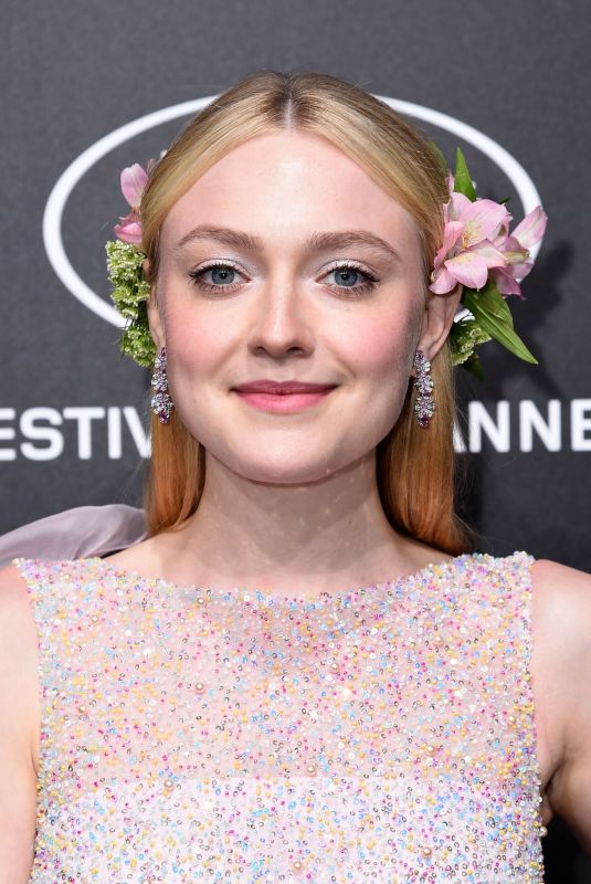 DAKOTA FANNING at Official Trophee Chopard Dinner at Cannes Film Festival 05/20/2019