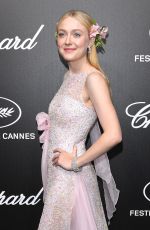 DAKOTA FANNING at Official Trophee Chopard Dinner at Cannes Film Festival 05/20/2019