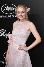 DAKOTA FANNING at Official Trophee Chopard Dinner at Cannes Film Festival 05/20/2019