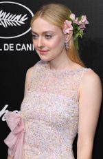 DAKOTA FANNING at Official Trophee Chopard Dinner at Cannes Film Festival 05/20/2019