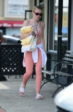 DAKOTA FANNING Leaves a Gym in Studio City 05/02/2019