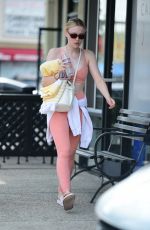 DAKOTA FANNING Leaves a Gym in Studio City 05/02/2019