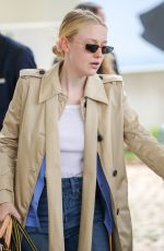 DAKOTA FANNING Leaves Martinez Hotel in Cannes 05/22/2019