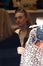 DAKOTA FANNING Out Shopping in Studio City 05/02/2019