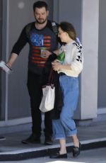 DAKOTA JOHNSON Arrives at a Studio in Koreatown 05/16/2019