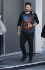 DAKOTA JOHNSON Arrives at a Studio in Koreatown 05/16/2019