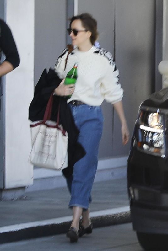DAKOTA JOHNSON Arrives at a Studio in Koreatown 05/16/2019