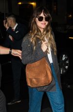 DAKOTA JOHNSON Arrives at Her Hotel in New York 05/05/2019