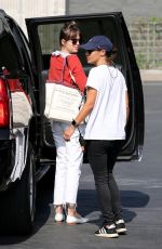 DAKOTA JOHNSON Arrives on the Set of Covers in Hollywood 05/30/2019