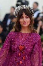 DAKOTA JOHNSON at 2019 Met Gala in New York 05/06/2019