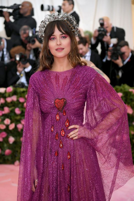 DAKOTA JOHNSON at 2019 Met Gala in New York 05/06/2019