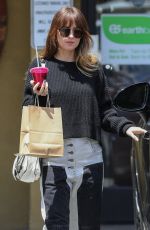 DAKOTA JOHNSON at Earthbar in Los Angeles 05/22/2019