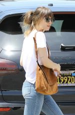 DAKOTA JOHNSON heading to a Nail Spa Appointment in Los Angeles 05/01/2019