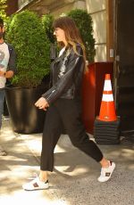 DAKOTA JOHNSON Leaves Her Hotel in New York 05/07/2019