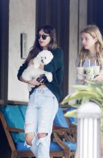 DAKOTA JOHNSON Out with Her Dog in Malibu 05/04/2019