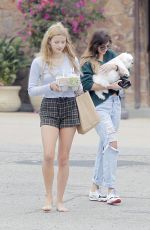 DAKOTA JOHNSON Out with Her Dog in Malibu 05/04/2019