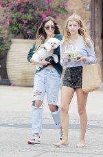 DAKOTA JOHNSON Out with Her Dog in Malibu 05/04/2019