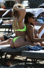 DANIELLE HERRINGTON in Bikini at a Beach in Miami 05/09/2019