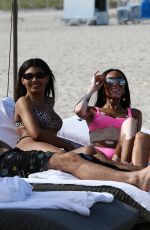 DANIELLE HERRINGTON in Bikini at a Beach in Miami 05/09/2019
