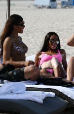 DANIELLE HERRINGTON in Bikini at a Beach in Miami 05/09/2019
