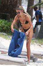 DELILAH HAMLIN in Bikini on the Beach in Tulum 05/01/2019
