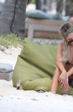 DELILAH HAMLIN in Bikini on the Beach in Tulum 05/01/2019