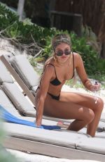 DELILAH HAMLIN in Bikini on the Beach in Tulum 05/01/2019