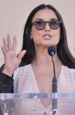 DEMI MOORE at Lucy Liu Walk of Fame Ceremony in Los Angeles 05/01/2019