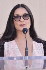 DEMI MOORE at Lucy Liu Walk of Fame Ceremony in Los Angeles 05/01/2019