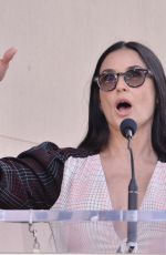 DEMI MOORE at Lucy Liu Walk of Fame Ceremony in Los Angeles 05/01/2019