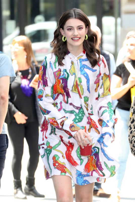 DIANA SILVERS Arrives at Build Studio in New York 05/22/2019