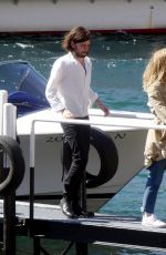 DIANNA AGRON Celebrates Her Birthday at Lake Como 05/02/2019