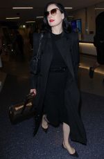DITA VON TEESE at Los Angeles International Airport 05/20/2019