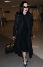 DITA VON TEESE at Los Angeles International Airport 05/20/2019