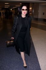 DITA VON TEESE at Los Angeles International Airport 05/20/2019