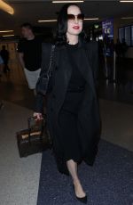 DITA VON TEESE at Los Angeles International Airport 05/20/2019