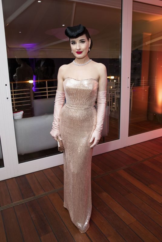 DITA VON TEESE at Vanity Fair US & Chopard Dinner at Cannes Film Festival 05/17/2019
