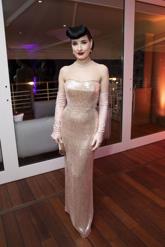 DITA VON TEESE at Vanity Fair US & Chopard Dinner at Cannes Film Festival 05/17/2019
