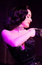 DITA VON TEESE Performs at Giorgio