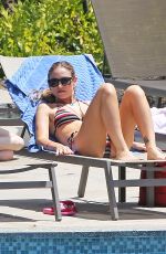 DREA DE METTEO in Bikini at a Pool in Hawaii 04/26/2019