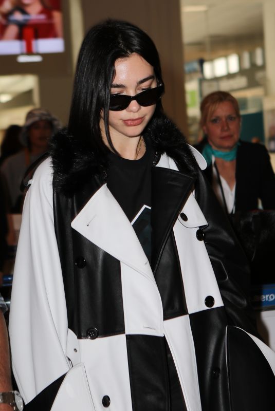 DUA LIPA Arrives at Nice Airport 05/22/2019