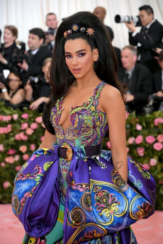 DUA LIPA at 2019 Met Gala in New York 05/06/2019