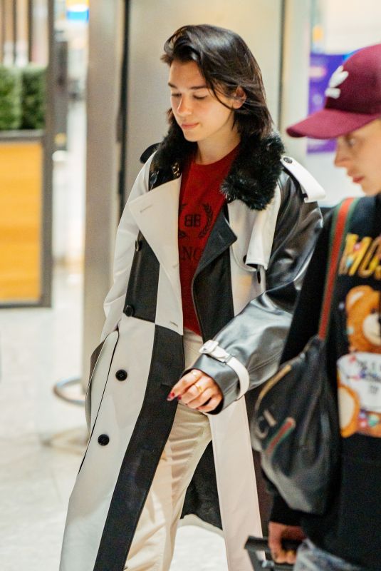 DUA LIPA at Heathrow Airport in London 05/26/2019