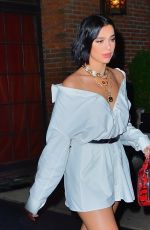 DUA LIPA Leaves Bowery Hotel in New York 04/30/2019