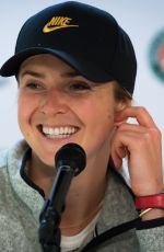 ELINA SVITOLINA at Roland Garros French Open Tournament Press Conference in Paris 05/26/2019