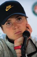 ELINA SVITOLINA at Roland Garros French Open Tournament Press Conference in Paris 05/26/2019