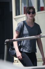 ELIZABETH OLSEN Arrives at a Gym in Los Angeles 05/05/2019