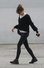 ELIZABETH OLSEN Leaves a Gym in Los Angeles 05/31/2019