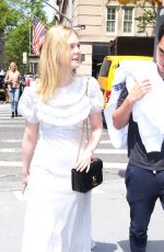 ELLE FANNING and Max Minghella Out in New York 05/02/2019