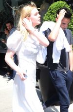ELLE FANNING and Max Minghella Out in New York 05/02/2019